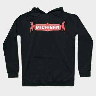 Michigan Elks: Rust Tone Hoodie